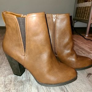 Chestnut Brown Booties